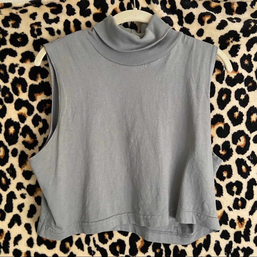 Los Angeles Apparel Cropped Turtleneck